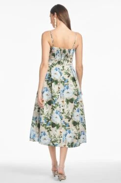 PRU DRESS - DUNE AND DUSK PETALS -Sachin and Babi US T251D16 289 4