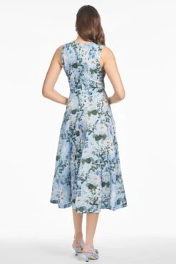 MARIPOSA DRESS - DELFT PETALS -Sachin and Babi US T251D17 461 5