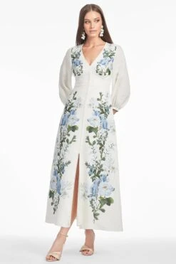 VARENNA DRESS - SKY PEARL RACEME -Sachin and Babi US T251D18 115 2