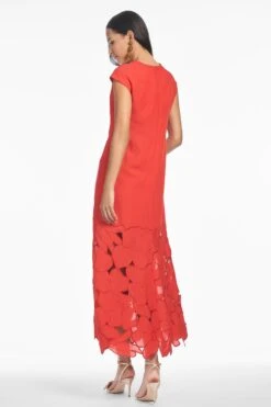 SABETTE DRESS - CHERRY -Sachin and Babi US T251D25 623 5