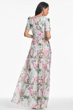 BRONWYN GOWN - SKY BLUE PETALS -Sachin and Babi US T251G02 536 5 79342274 f1b9 4a6f bdb5 85164f7a8950