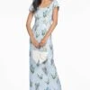 GRACE GOWN - CLOUD BLUE PANICLE -Sachin and Babi US T251G16 452
