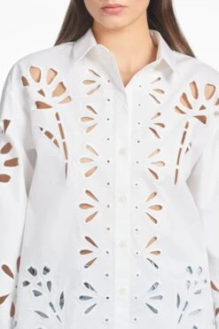 ASHER TOP - WHITE -Sachin and Babi US T251T01 100 10