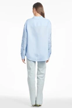 HALSEY TOP - DELFT BLUE 11 HALSEY TOP - DELFT BLUE -Sachin and Babi US T251T03 450 3