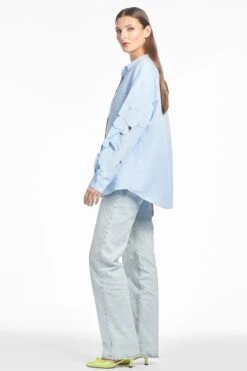 HALSEY TOP - DELFT BLUE 9 HALSEY TOP - DELFT BLUE -Sachin and Babi US T251T03 450 4