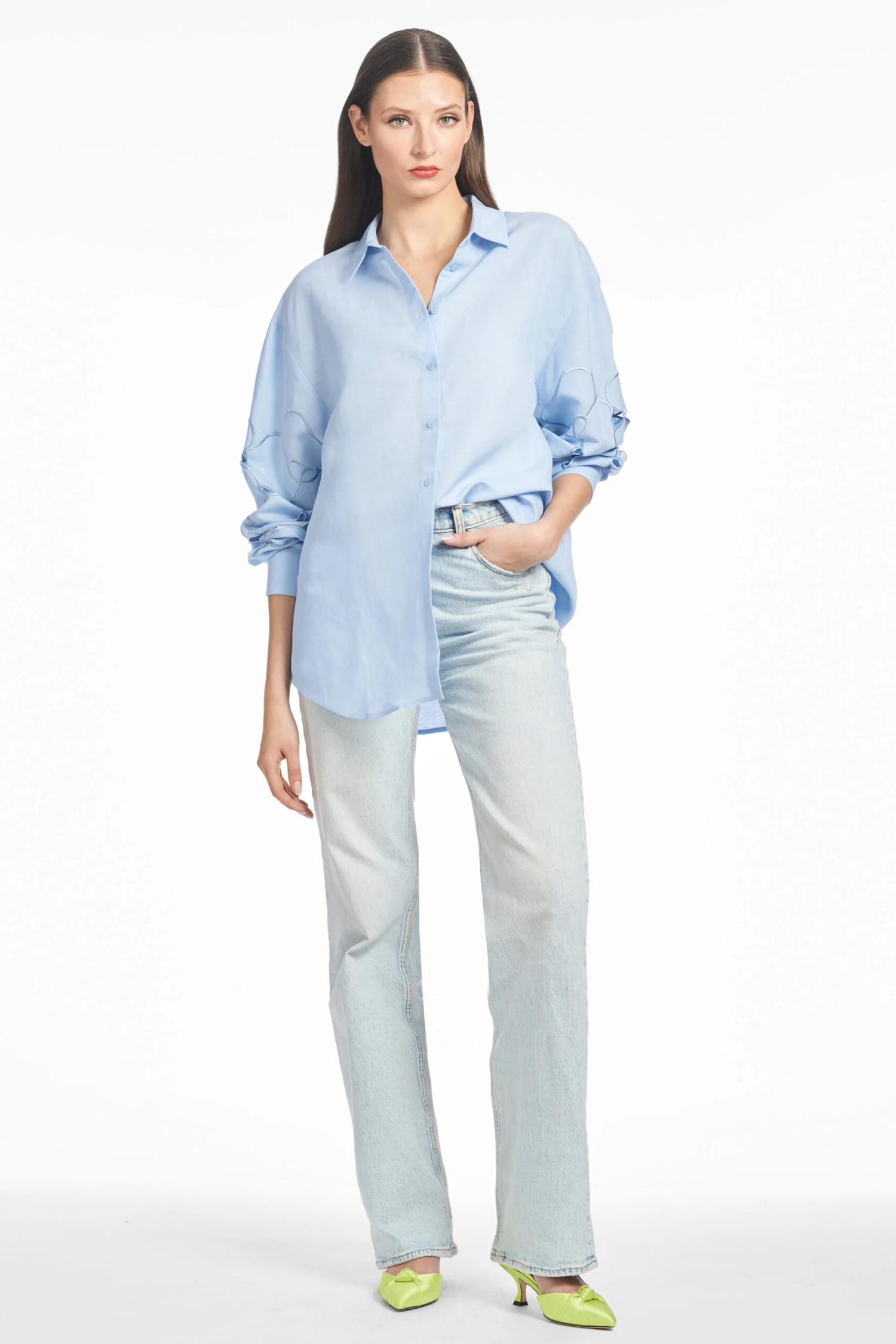 HALSEY TOP - DELFT BLUE 6 HALSEY TOP - DELFT BLUE - Image 4