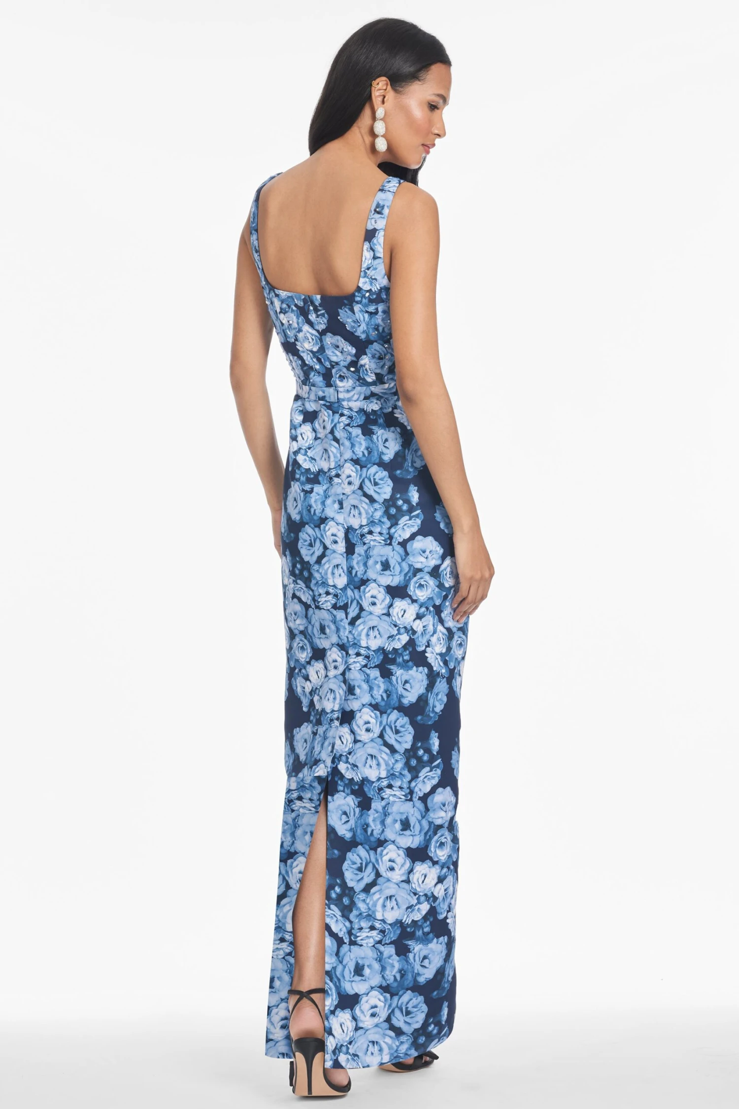 LANA GOWN - WILD SAPPHIRE ROSES 5 LANA GOWN - WILD SAPPHIRE ROSES - Image 3