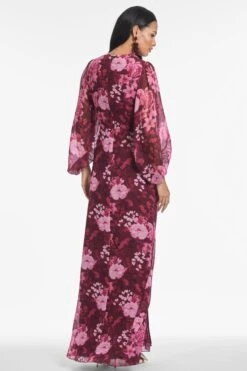 JENNY GOWN - RASPBERRY FLORIBUNDA -Sachin and Babi US T252G58 678 5