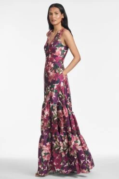 RORI GOWN - CASA BLANCA LILLIES -Sachin and Babi US T252G68 667 5