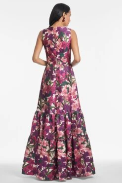 RORI GOWN - CASA BLANCA LILLIES -Sachin and Babi US T252G68 667 6