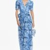 BRONWYN GOWN - CEYLON FLORIBUNDA -Sachin and Babi US T252G70 491