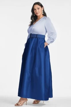 Zoe Gown - Periwinkle/Eclipse -Sachin and Babi US ZOEGOWN PERIWINKLEECLIPSE SIDE2