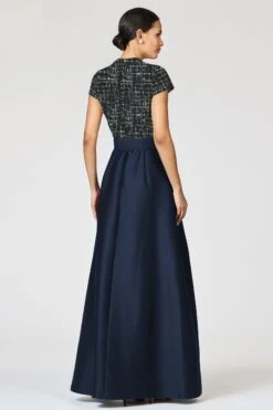 ARDEN GOWN - OBSIDIAN FROST/MIDNIGHT -Sachin and Babi US backF251G35 104 6