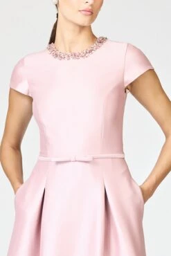 EMBELLISHED BLYTHE GOWN - ROSE QUARTZ -Sachin and Babi US detailshot1