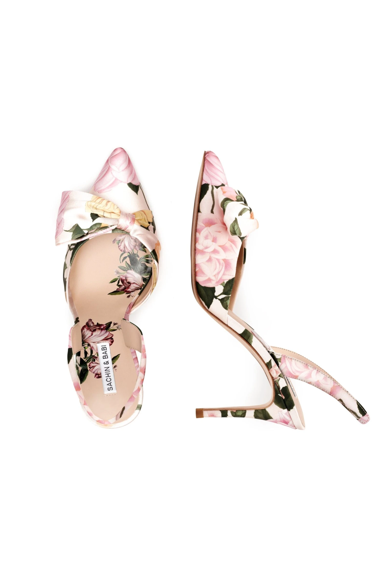 Lenox Obi-Bow Slingback - Pink Lemonade Bouquet 2 Lenox Obi-Bow Slingback - Pink Lemonade Bouquet